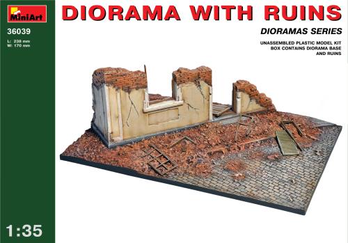 DIORAMA WITH RUINS 1:35