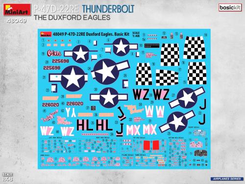 P-47D-22RE Thunderbolt "The Duxford Eagles" (Basic Kit) 1:48