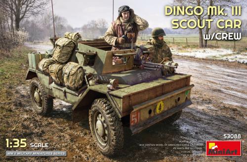 Dingo Mk. III Scout Car with Crew 1:35