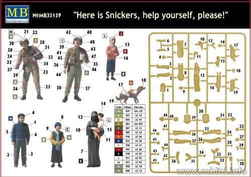 "Here is Snickers, help yourself, please!" 1/35