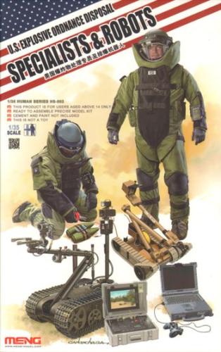 US Explosive Ordnance Disposal- Specialist & Robots 1/35