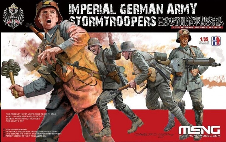 Imperial German Army Stormtroopers WW I 1/35