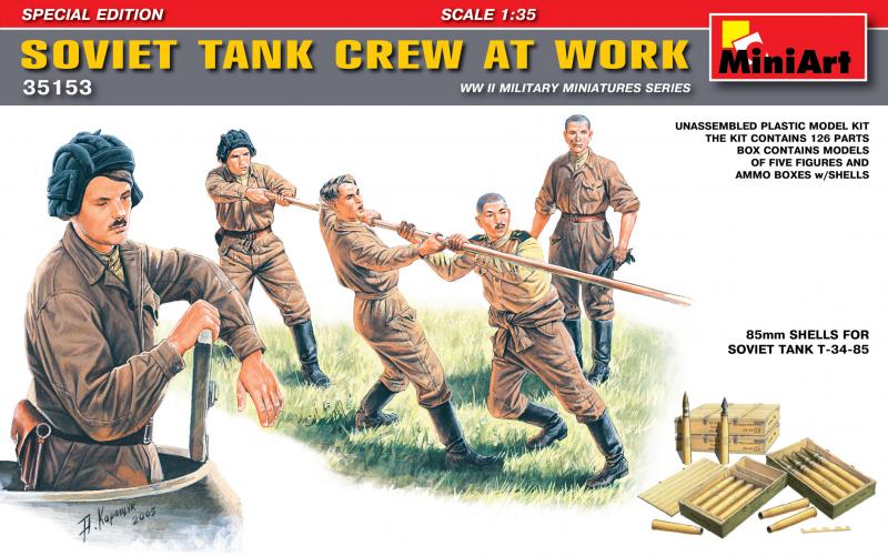 Soviet Tank Crew at Work (Special Edition) 1/35