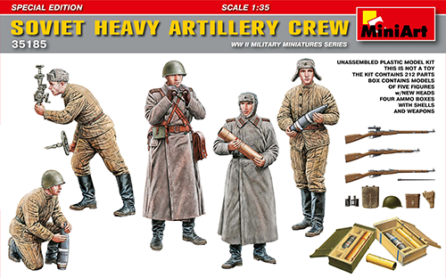 Soviet Heavy Artillery Crew, Special Edition 1/35