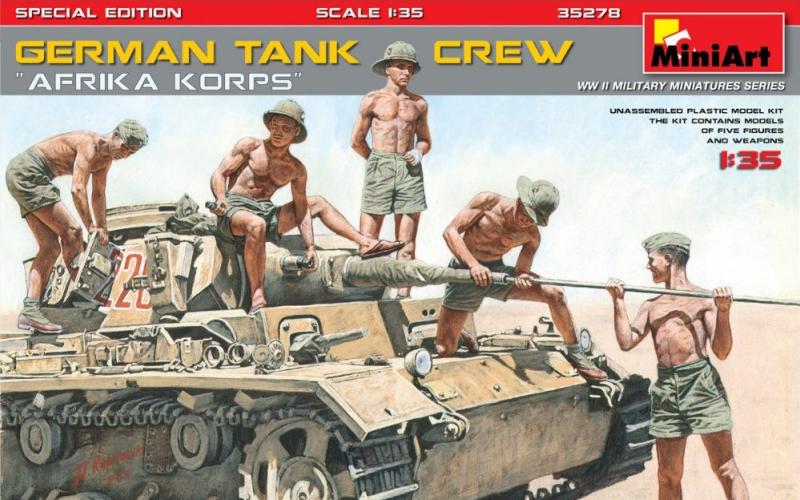German Tank Crew "Afrika Korps" Special Edition 1/35