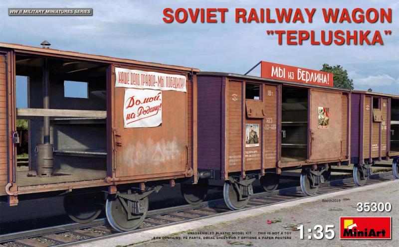 Soviet Railway Wagon 'Teplushka' 1/35