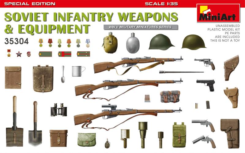 SOVIET INFANTRY WEAPONS & EQUIPMENT. SPECIAL EDITION 1/35