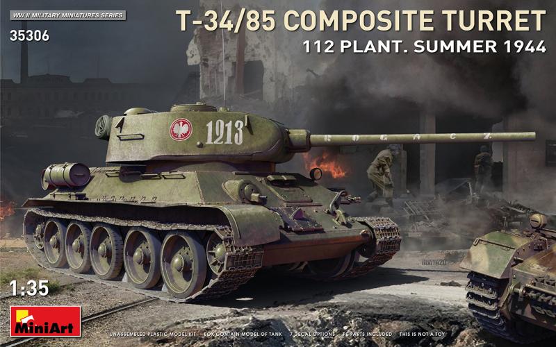 T-34/85 COMPOSITE TURRET. 112 PLANT. SUMMER 1944 1/35