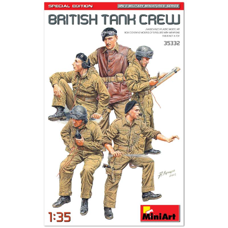 BRITISH TANK CREW. SPECIAL EDITION 1/35