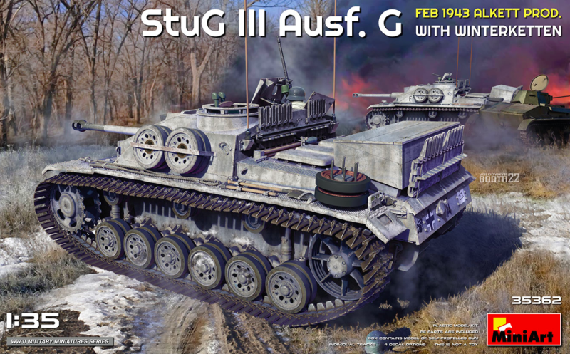 StuG III Ausf. G Feb 1943 Alkett Prod. with Winterketten 1/35