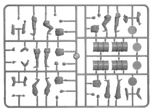 German Soldiers with Fuel Drums Special Edition 1/35