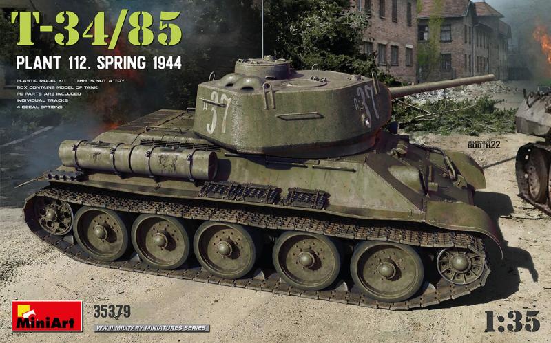 T-34/85 PLANT 112. SPRING 1944 1/35