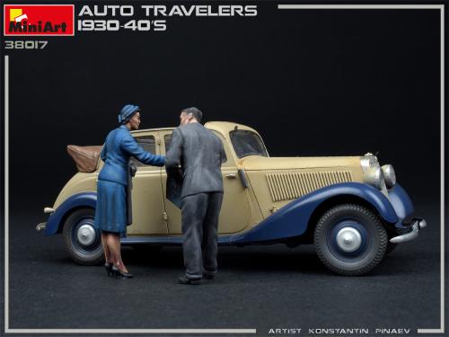 AUTO TRAVELERS 1930-40S 1/35