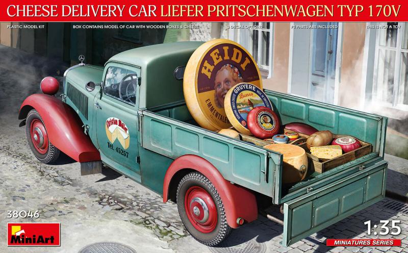 Liefer Pritschenwagen Typ 170V Cheese Delivery Car 1/35