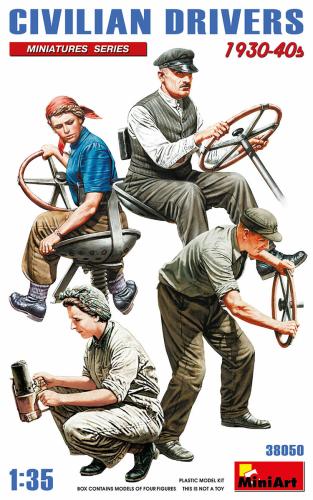 Civilian Drivers 1930-40s 1/35
