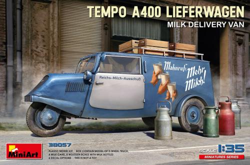 Tempo A400 Lieferwagen Milk Delivery Van 1/35