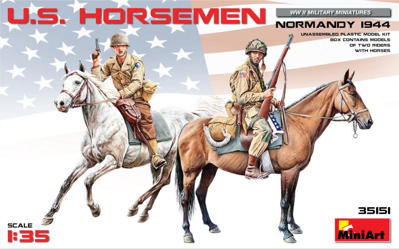 U.S. HORSEMEN. NORMANDY 1944 1/35