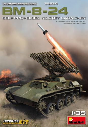 BM-8-24 Rocket Launcher (Interior Kit) 1/35