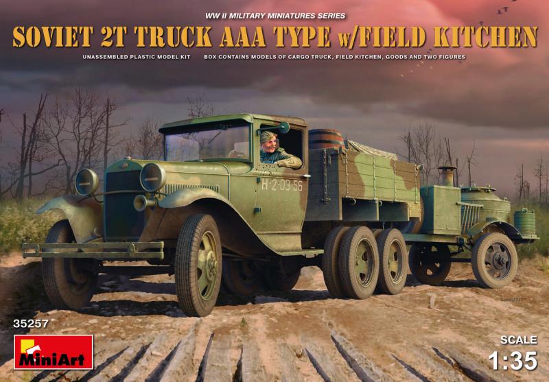 SOVIET 2t TRUCK AAA TYPE w/FIELD KITCHEN 1/35