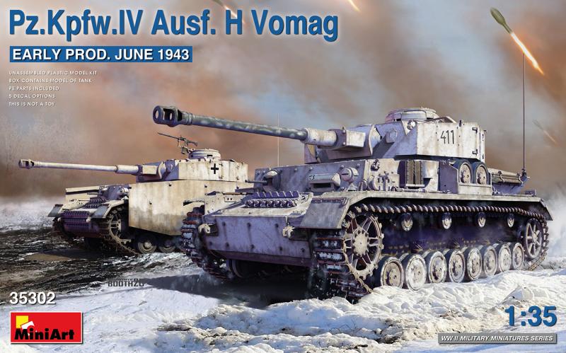 Pz.Kpfw.IV Ausf. H Vomag. EARLY PROD. JUNE 1943 1/35