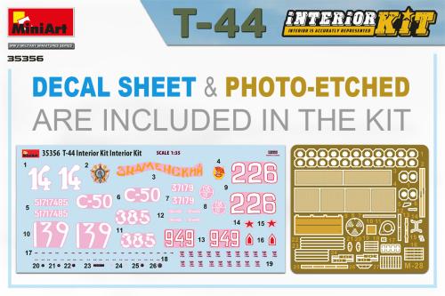 T-44 INTERIOR KIT 1/35