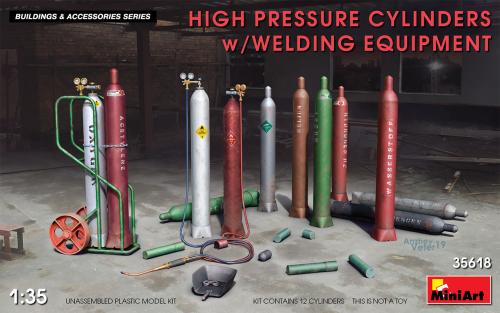 HIGH PRESSURE CYLINDERS w/WELDING EQUIPMENT 1/35