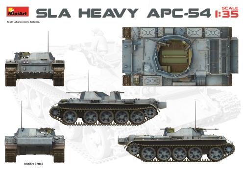 SLA HEAVY APC-54. INTERIOR KIT 1/35