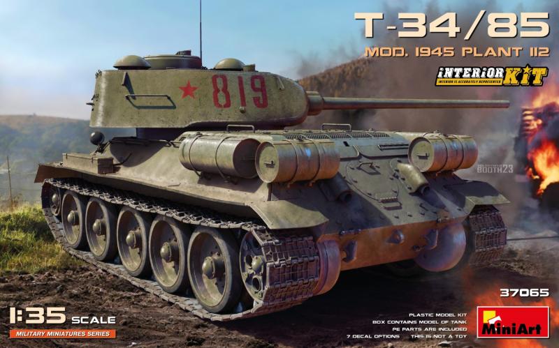 T-34/85 Mod. 1945 Plant 112 Interior kit 1/35