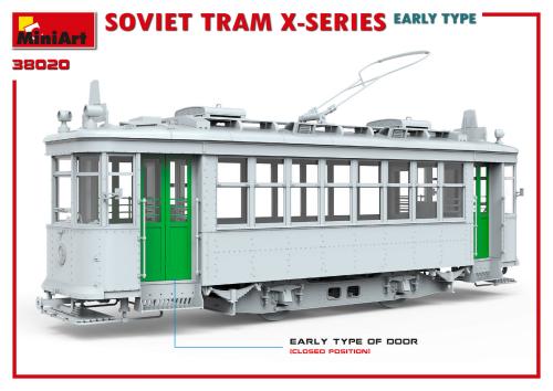 SOVIET TRAM X-SERIES. EARLY TYPE 1/35