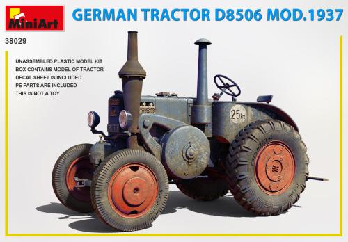 GERMAN TRACTOR D8506 MOD. 1937 1/35