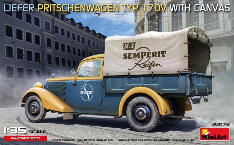 Liefer Pritschenwagen Typ 170V with Canvas 1/35