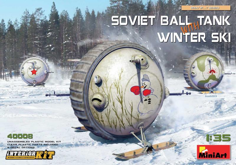 SOVIET BALL TANK w/ WINTER SKI. INTERIOR KIT 1/35