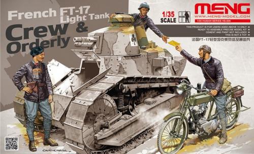 French FT-17 Tank Crew and Orderly 1/35