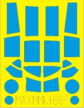 SAAB 91B/C/D Safir - Paint Mask (TAR) 1/48