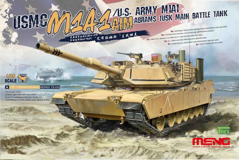 M1A1 Abrams TUSK Main Battle Tank 1/35