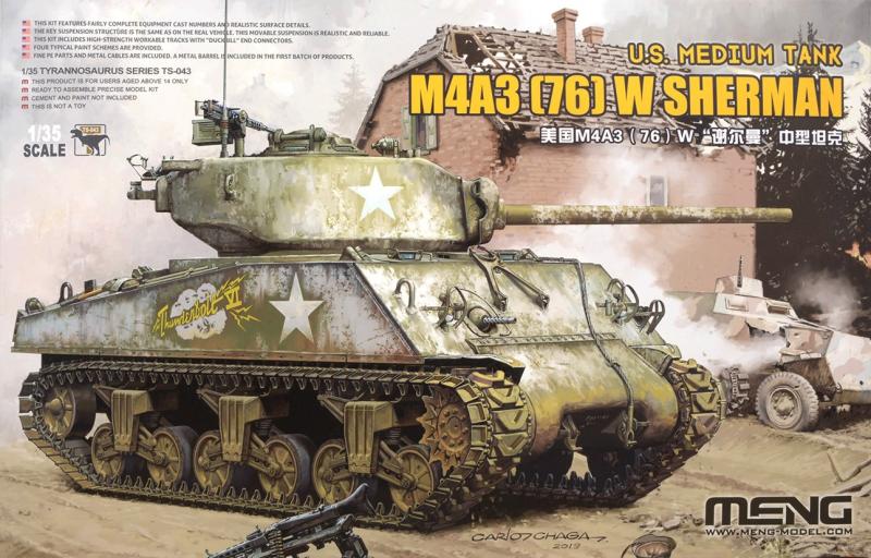 US Medium Tank M4a3 (76) W 1/35 (kopia)