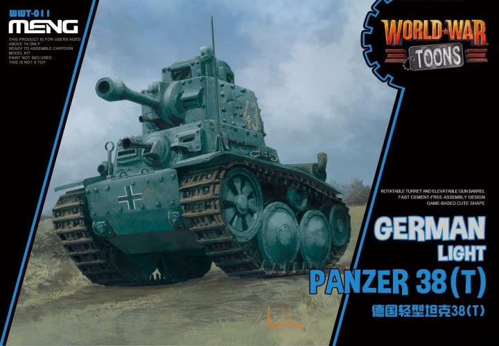 German Light Panzer 38(t) Toon Tank