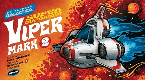 Super Deformed Colonial Viper MK2 "Egg-Plane" 1/32