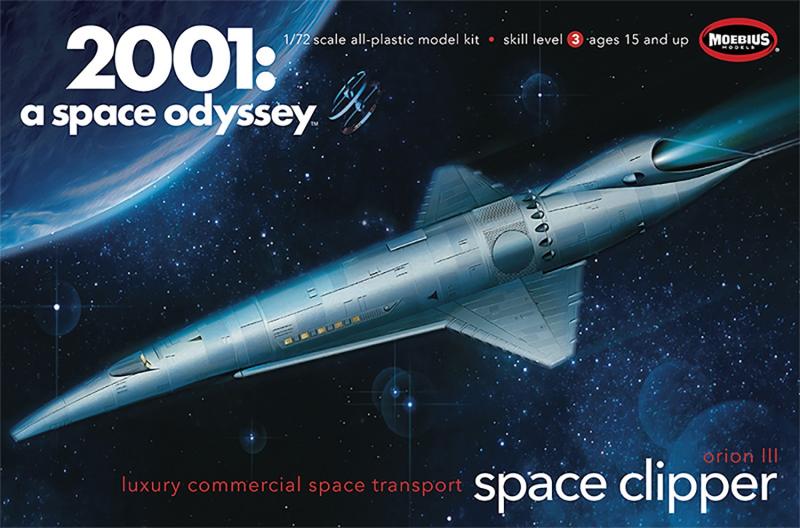 2001: a space odyssey Space Clipper Orion III Luxury commercial space transport 1/72