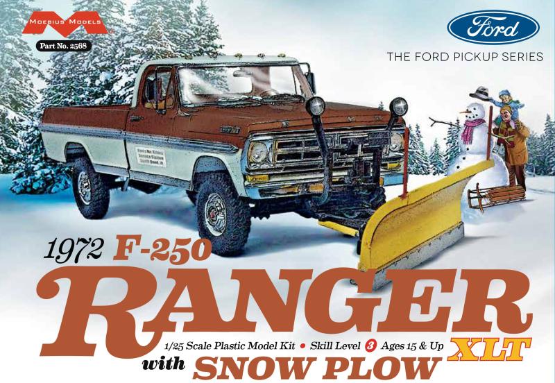 1972 Ford F-250 Ranger XLT With Snowplow 1/25