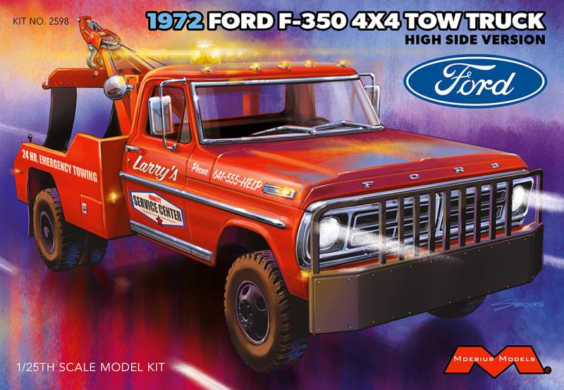 1972 Ford F-350 4X4 High Side Tow Truck 1:25
