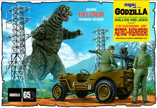 Godzilla Army Jeep 1/25
