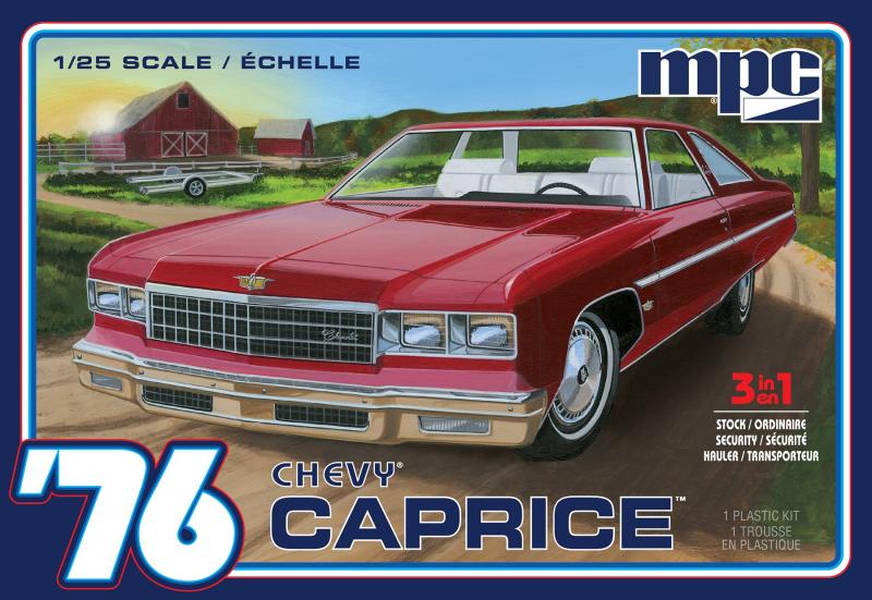 '76 Chevy Caprice w/ Trailer 1/25