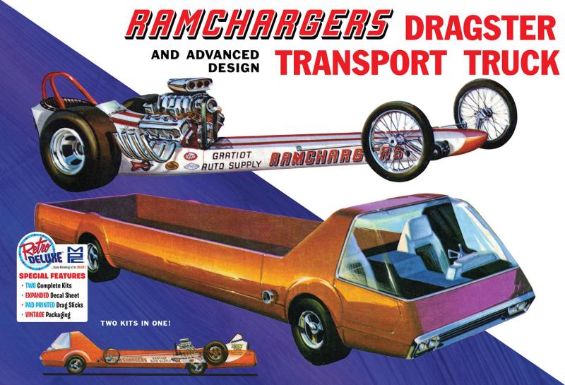 Ramchargers Dragster and Transport Truck 1/25