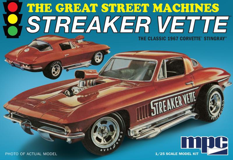 The Great Street Machines Streaker Vette The Classic 1967 Corvette Stingray 1/25