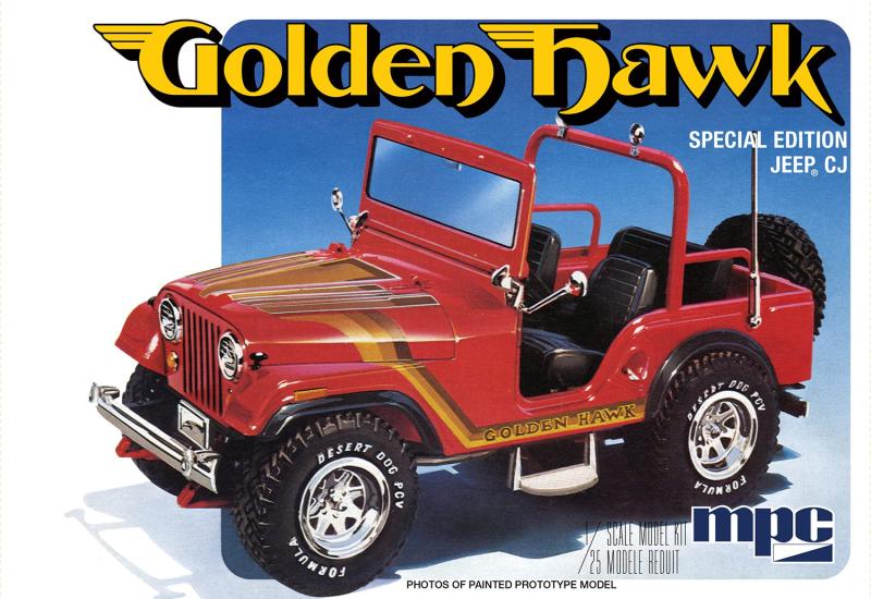 Golden Hawk Jeep CJ-5 1/25