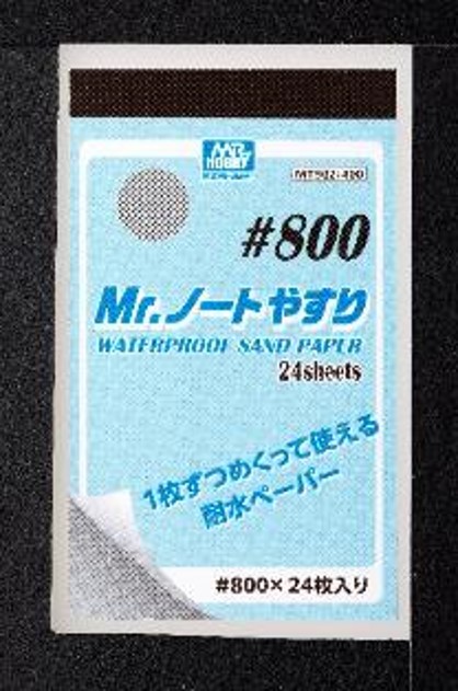 Mr. Waterproof Sand Paper #800 (24-pck)