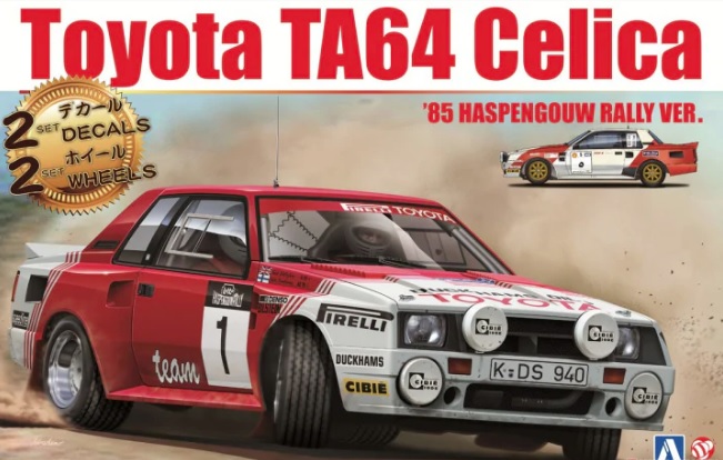 Toyota TA64 Celica '85 Haspengouw Rally Version 1/24