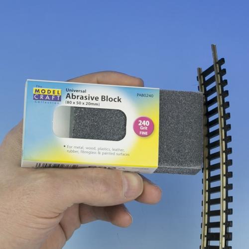 Modelcraft Universal Abrasive Block (120 Grit)