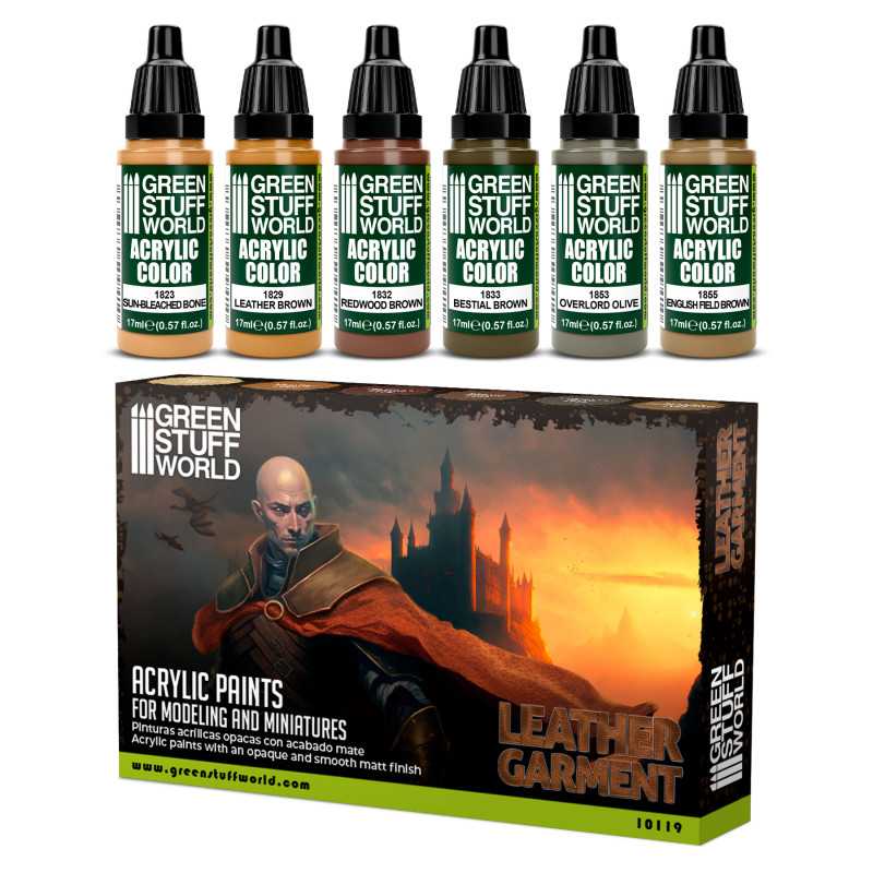 Paint Set - Brown/Leather Garment
